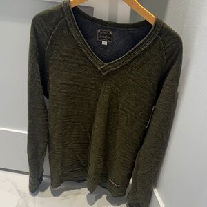 Sold. Diesel men’s Olive Green V-Neck Sweater
